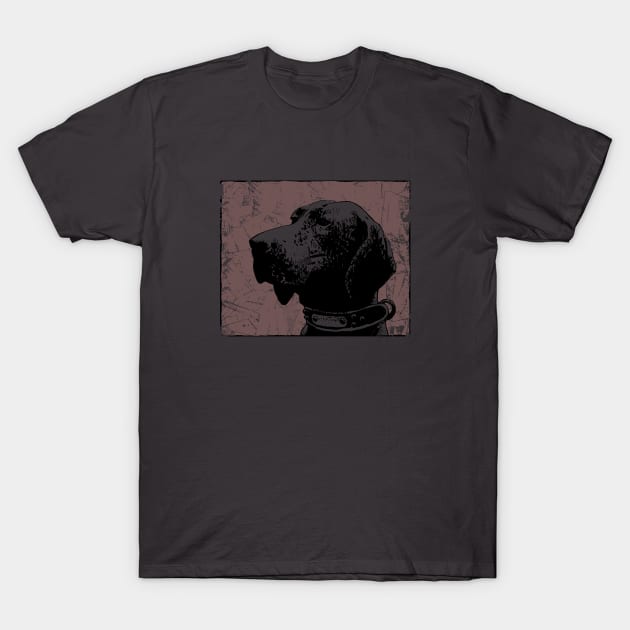 drawing of Plott hound pup T-Shirt by croquis design